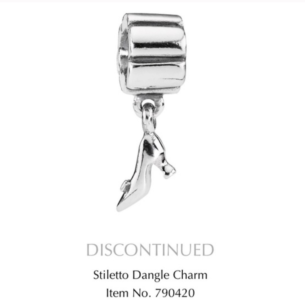 Retired Pandora Stiletto Heel Dangle Charm